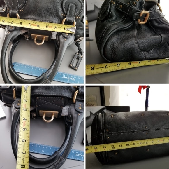 CHLOE Beautiful  Black heavy Leather purse - Picture 9 of 16